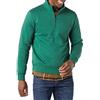 Amazon Essentials Felpa in Pile A Maniche Lunghe con Zip Corta Uomo, Verde, S