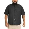 Van Heusen Camicia con Bottoni A Maniche Corte Senza Pieghe Grandi E Alte Camicia Button-Down Uomo (Pacco da 1)