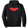Batman Red Hood Felpa con Cappuccio, Unisex per Adulti, Nero, M