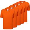 MISEMIYA T Shirt - Mz-5-ts150 T-Shirt Unisex - Adulto (Pacco da 5)