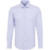 Seidensticker Camicia da Uomo a Maniche Lunghe in Stile Popeline Azzurro 49
