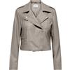 ONLY Faux Leather Biker CC Otw Onlcarmen-Scarpe da Motociclista in Finta Pelle, Colore: Rosso, Stringa, M Donna