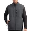 FREE SOLDIER Herren Winterweste Calda Giubbotto in Pile Tempo Libero Winddichte Reversibile Ärmellose Softshell Weste per Lavoro e Escursionismo