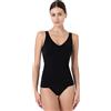 Lovable Canottiera con Reggiseno Integrato Senza Ferretto | Canotta in Microfibra Senza Cuciture per Un Supporto Invisibile | Invisible Fusion Donna, Nero, M