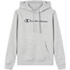Champion Script Shop Felpa con Cappuccio da Donna, Blu Navy
