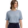 Street One Maglietta con Spalle Scoperte con Dettagli Scintillanti - Blu Cashmere - 40