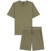 Boss Relax Short Set 10269542 01 Pigiama, Verde 349open, S Uomo