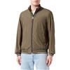 Geox Man M JHARROD - Giacca invernale MOS/BIANCO/BLU_52, MOS/BIANCO/BLU, 58