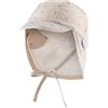 Sterntaler Cappello da Bambino con Protezione per Il Collo Stampato con Ancora Cappello da Sole, Beige., 47