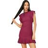 Trendyol Abito da Donna Dettagliato con Volant, Viola, 36 EU, Lilla, 42