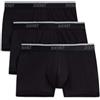 2(X)IST Boxer da Uomo in Cotone Elasticizzato, Confezione da 3, Nero/Nero/Nero, XL
