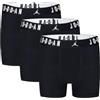 Jordan Flight Cotton Core 3Pk Boxer per Bambino Black 12/13 Anni
