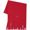 Trigema 655552 Sciarpa, Rosso, Taglia Unica Uomo