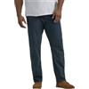Lee Pantaloni da Uomo Big & Tall Extreme Motion Flat Front Regular Straight Pant, Navy, 46W x 34L