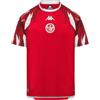 Kappa Maglietta Kombat Away Tunisia, Rossa, da Uomo