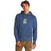 Calvin Klein Uomo Felpa con Cappuccio Brush Stroke Graphic in Cotone