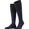 FALKE Shadow M Kh cotone al ginocchio fantasia 1 paio, Calzini lunghi Uomo, Blu Lupine 6360, 39-40