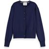 Scotch & Soda Cardigan con Scollo Rotondo, Navy 410, L