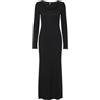 Pieces Pciris LS - Abito alla Caviglia Noos, Nero, L