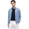 Tommy Hilfiger Essential Cotton Zip Thru Mw0mw36517 - Maglione con Zip, Blu (Brisk Blue Heather), XL da Uomo