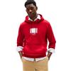 Tommy Hilfiger Uomo Felpa con Cappuccio Ithaca Flag in Cotone, Multicolore (Medium Red), XXL