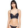Tommy Jeans Bralette Donna Elasticizzata, Blu (Dark Night Navy), XL