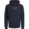 JACK & JONES Felpa con Cappuccio con Logo Male, Blazer Blu Marine, S