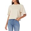 The Drop Sydney T-shirt corta, a girocollo, maniche corte da Donna, Sabbia, XXL