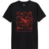 House Of the Dragon Wohoftdts011 T-Shirt, Nero, XXL Donna