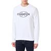 Champion Felpa Uomo Legacy, Bianco, S