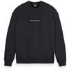 Scotch & Soda Felpa da Uomo con Logo Core sul Petto, Nero, L