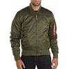 Alpha Industries MA-1 VF 59 Giacca Bomber da Uomo Dark Green