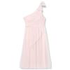 Gina Bacconi Abito con Fiocco e Spalle in Tulle Vestito da Cocktail, Rosa, 46 Donna