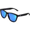 CLANDESTINE - Occhiali da Sole Model 8 Matte Black Light Blue - Lenti HD in Nylon Azzurro e Montatura in TR90 - Occhiali da Sole Unisex - Smart Vision Technology - Più Nitidezza e Meno Riflessi