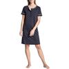 Calida Donna Night Lovers Maglia Lunga da Notte Not Applicable, Lapis Blu Scuro, L