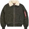 Alpha Industries B15-3 TT Giacca bomber da Uomo Black Olive