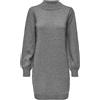 JdY Rue Life L/S - Abito da Collo Alto, Knt Noos, Melange Grigio Medio, M