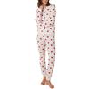 Petit Bateau A0B5U Pigiama A Maniche Lunghe Donna Marshmallow/Terkuit XXL