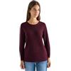 Cecil 3015484 Maglione Strutturato, Eggplant Red Heather Melange, XS Donna