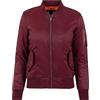 URBAN CLASSICS Giacca Bomber da Donna Leggera, Tasca sul Braccio, Giacchetto Autunnale e Primaverile, Giacchetta dal Taglio Old School