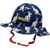 loud + proud Outdoorhut, GOTS Zertifiziert, Cappello Kinder Unisex, Ultramarin, 74/80