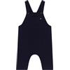 Petit Bateau Tuta bambino in cotone gambe lunghe, tinta unita, Blu marino, 3 anni