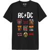 AC/DC MEACDCRTS033 Magliette Donna, Nero, XS Uomo
