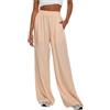Urban Classics Ladies' Wide-Leg Viscose Trousers Donna Pantaloni Nero 100% Viscosa Marlene