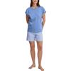 CALIDA Lovely Nights Set di Pigiama, Ortensia Blu, 52-54 Donna
