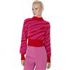 Trendyol Maglione di Maglieria con Colletto in Piedi di Base vestibilità Regolare da Donna Maglia di Tuta, Fiore di Melograno