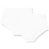 Playtex Slip Maxi in Cotone Bio Confortevole Donna x4, Bianco, 4/L