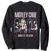 Mötley Crüe Official Mötley Crüe Shout At The Devil Felpa, Unisex per Adulti, Nero, L