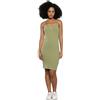 Calvin Klein Slub Rib Dress J20j223059 Vestiti Aderenti Donna