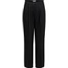 ONLY Onlmathilde HW Wide Pant TLR Pantaloni, Nero, 34W x 32L Donna